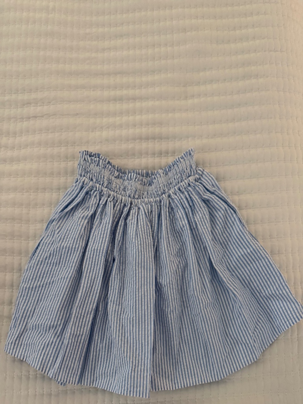 J. Crew Girls Pull-on Pinstripe Skirt - size 6/7